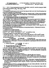 Đề thi chọn học sinh giỏi môn Hóa học Lớp 11 lần 5 - Năm học 2016-2017 - Trường THPT Nghi Lộc 5 (Có đáp án)